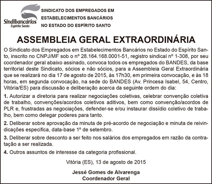 Edital Bandes
