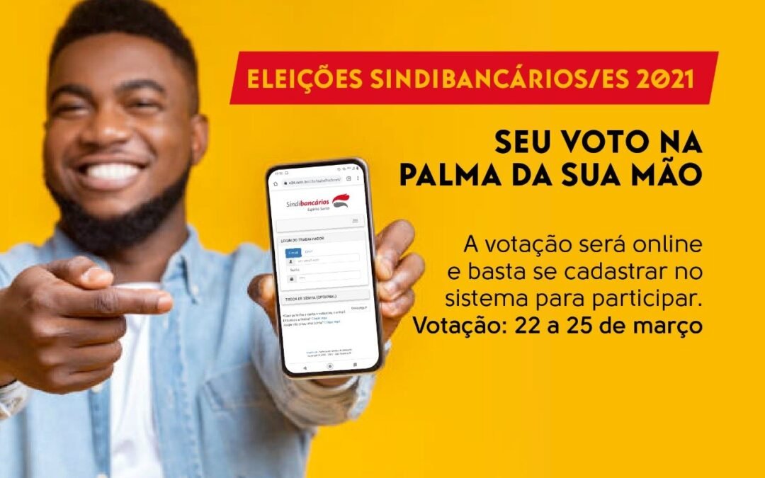 Eleição do Sindibancários/ES continua; vote online