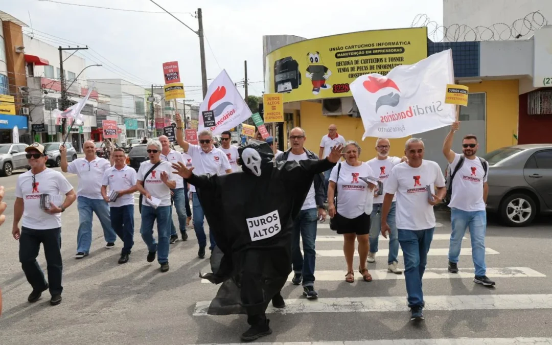 Manifestação contra altas taxas de juros movimenta Laranjeiras