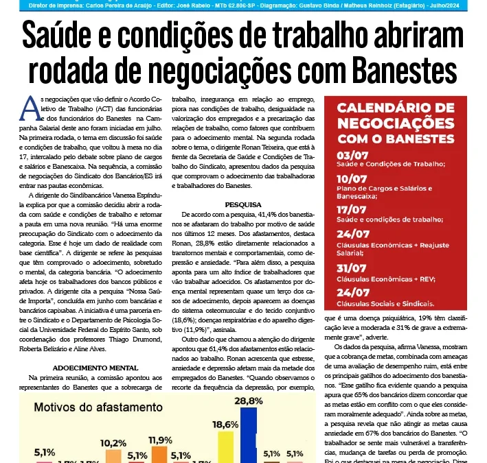 O BANESTÃO JULHO 2024