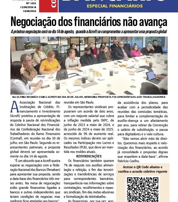 CORREIO BANCÁRIO – Financiários