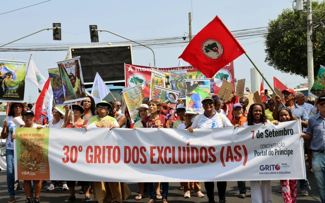 30ª edição do Grito das Excluídas e Excluídos leva dezenas às ruas de Vitória