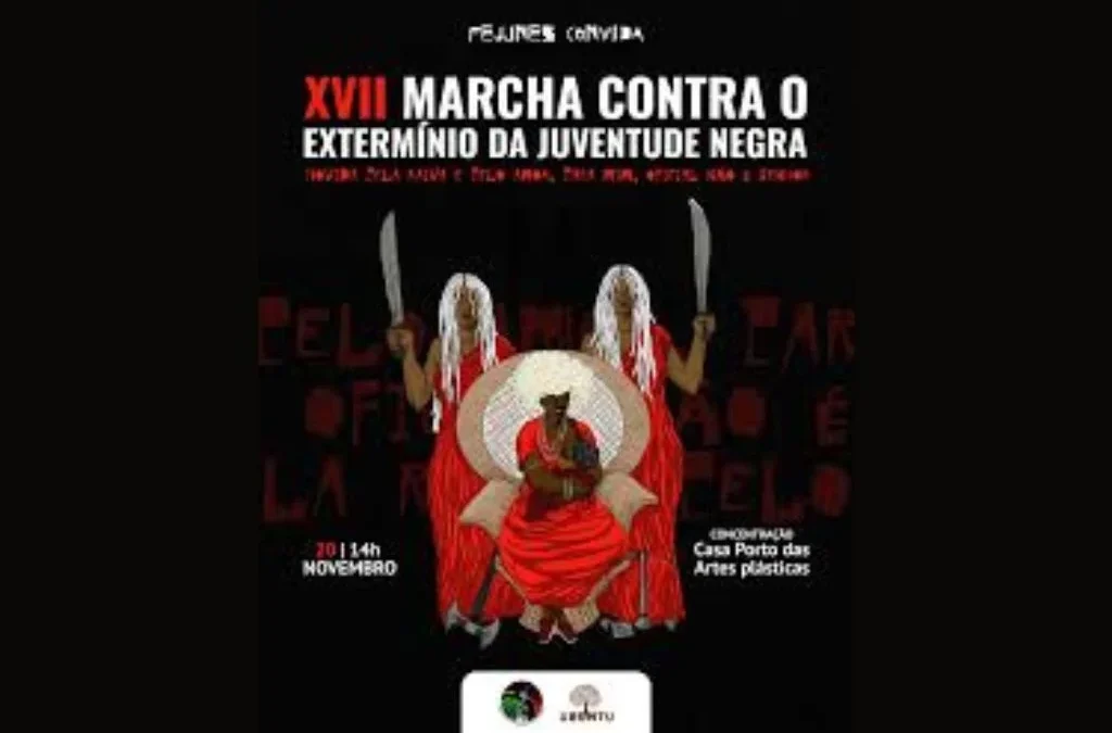 Marcha Contra o Extermínio da Juventude Negra dá voz à luta das mulheres
