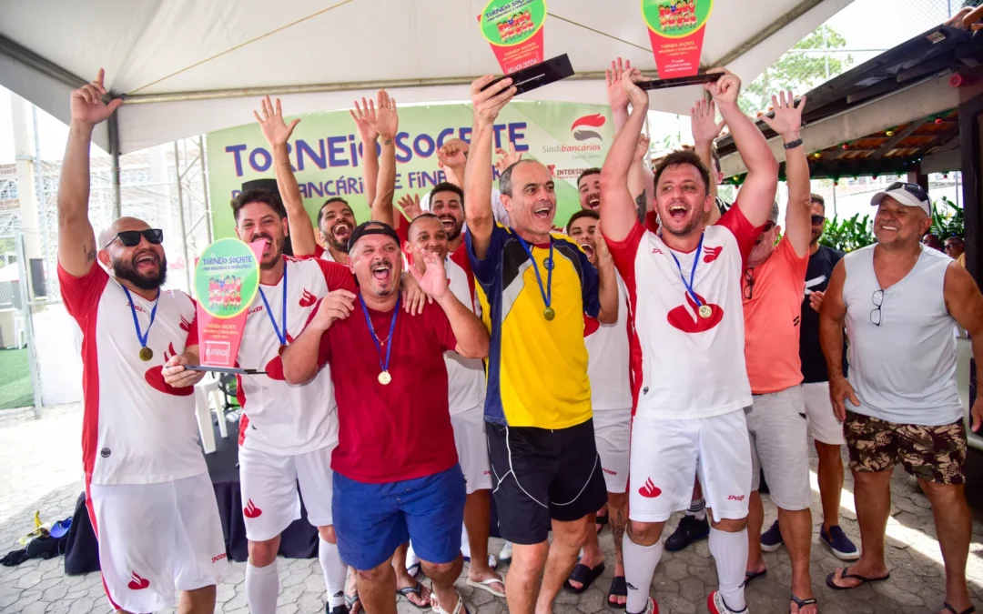 Torneio Soçaite: bancários do Santander levam título de campeão pela 16ª vez