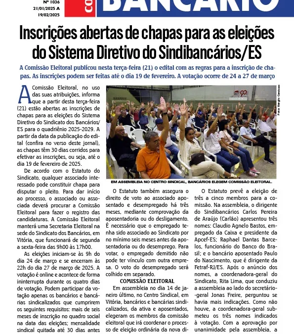 CORREIO BANCÁRIO 1036