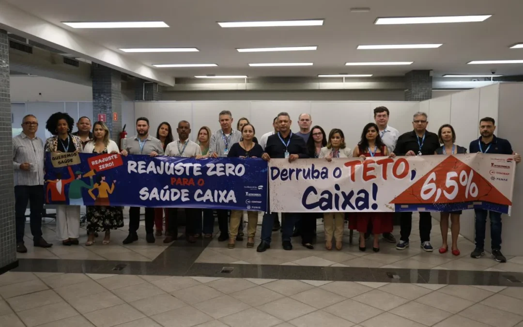 Bancários de todo o país se mobilizam em defesa do Saúde Caixa
