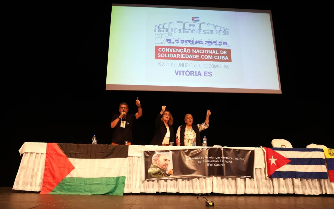 Sindibancários/ES integra a Rede Brasileira de Sindicalistas Solidários com Cuba