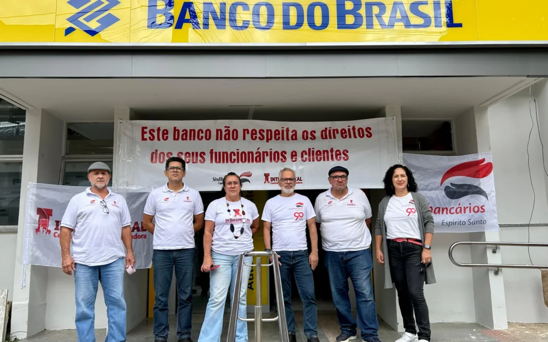 Sindicato paralisa agência do BB em Afonso Cláudio por insalubridade