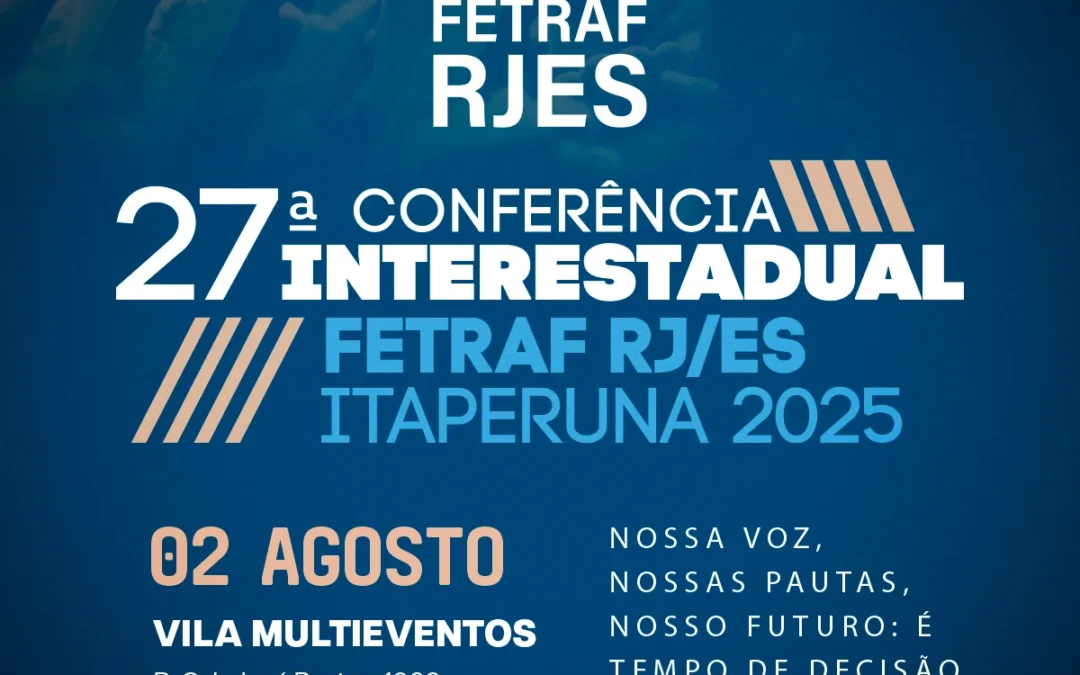 Conferência Interestadual acontece neste sábado