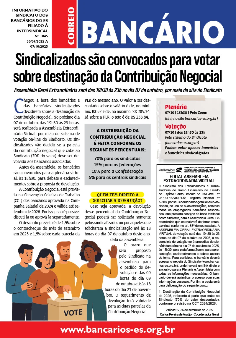 CORREIO BANCÁRIO 1045
