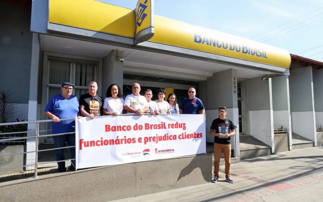 Metas inalcançáveis, sobrecarga e carência de pessoal: sufocados, bancários do BB organizam protesto