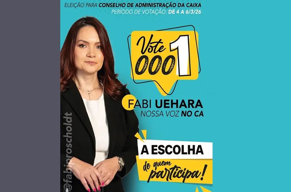 Sindicato apoia Fabiana Uehara para o CA da Caixa
