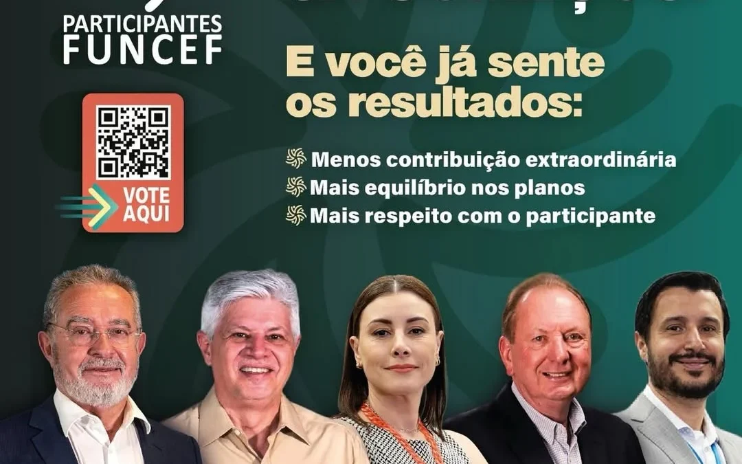 2º turno Funcef: vote na chapa Participantes Funcef