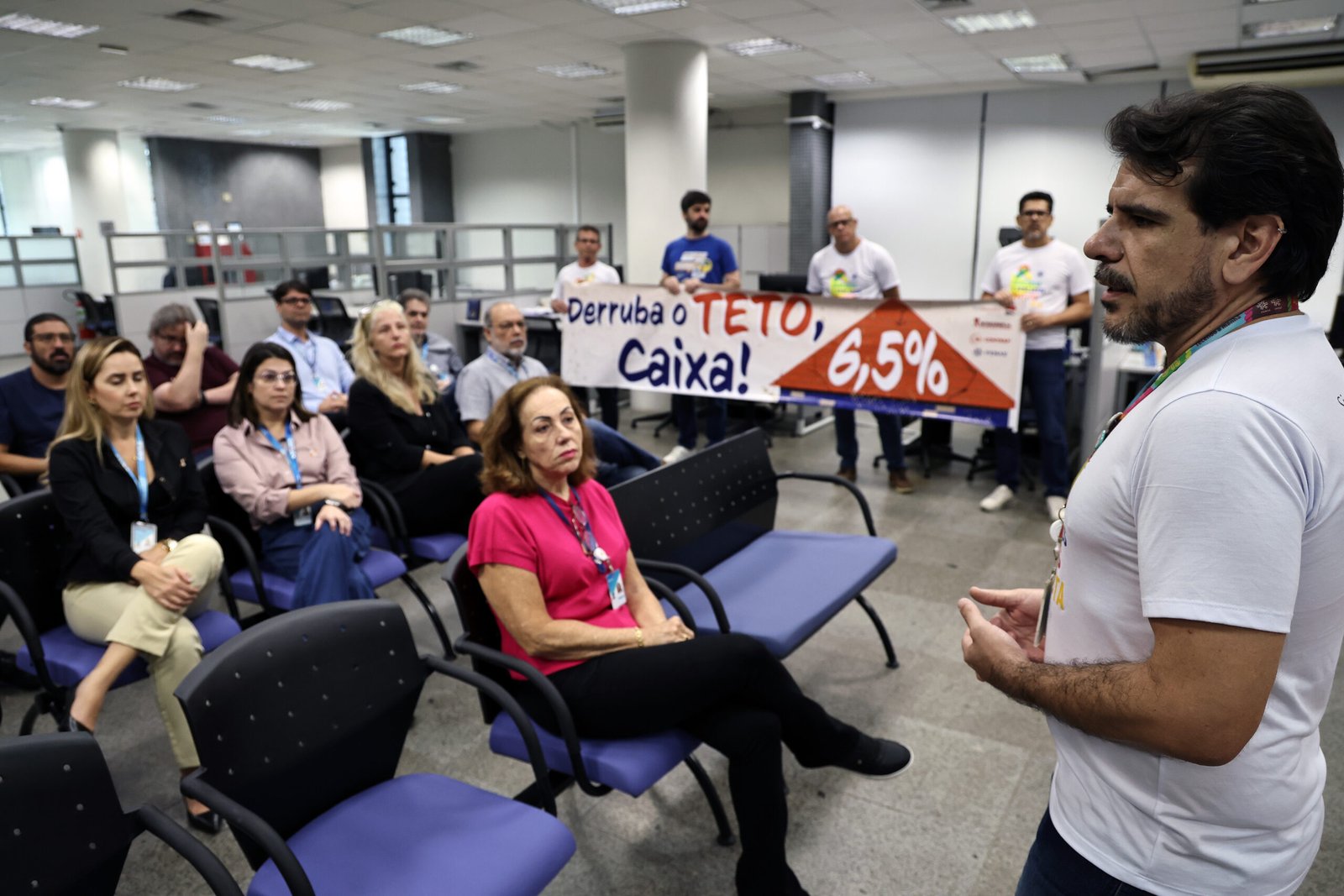 Bancários do ES participam de Dia Nacional de Mobilização em defesa do Saúde Caixa