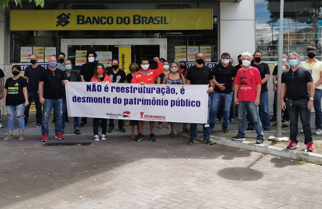 Dia de Luta é marcado por atos contra desmonte do BB em todo país