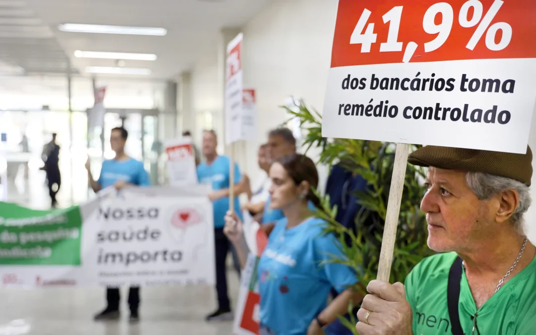 Sindicato mobiliza bancários de Vila Velha pela saúde da categoria