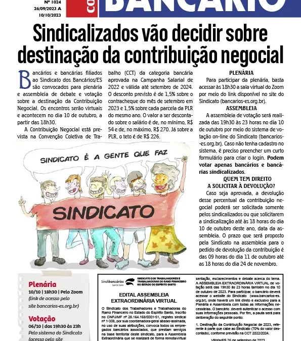 CORREIO BANCÁRIO 1024