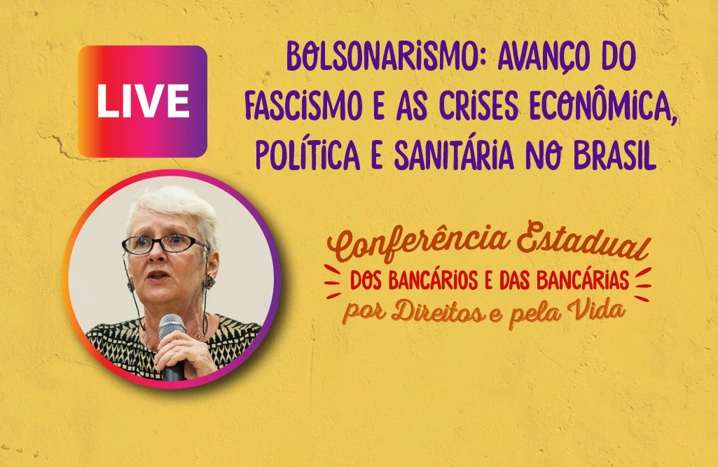 Nesta sexta tem Live com Virgínia Fontes