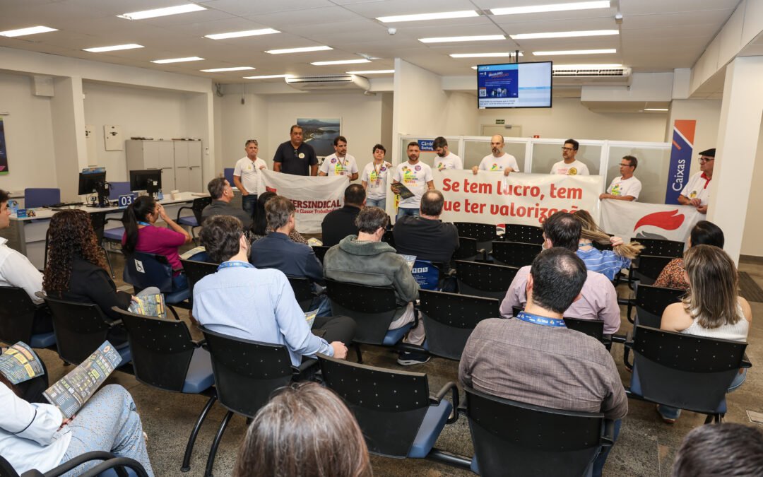 Dia Nacional de Luta mobiliza bancários e bancárias e cobra proposta que atenda às reivindicações da categoria