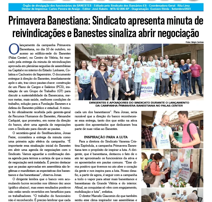 O BANESTÃO OUTUBRO 2023