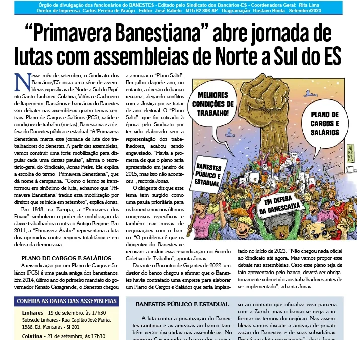O BANESTÃO SETEMBRO 2023