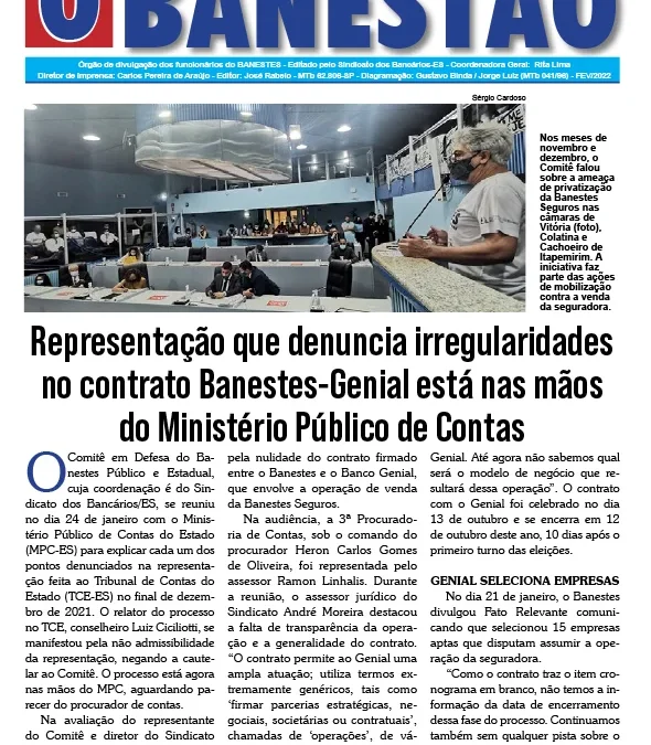 O BANESTÃO FEVEREIRO 2022