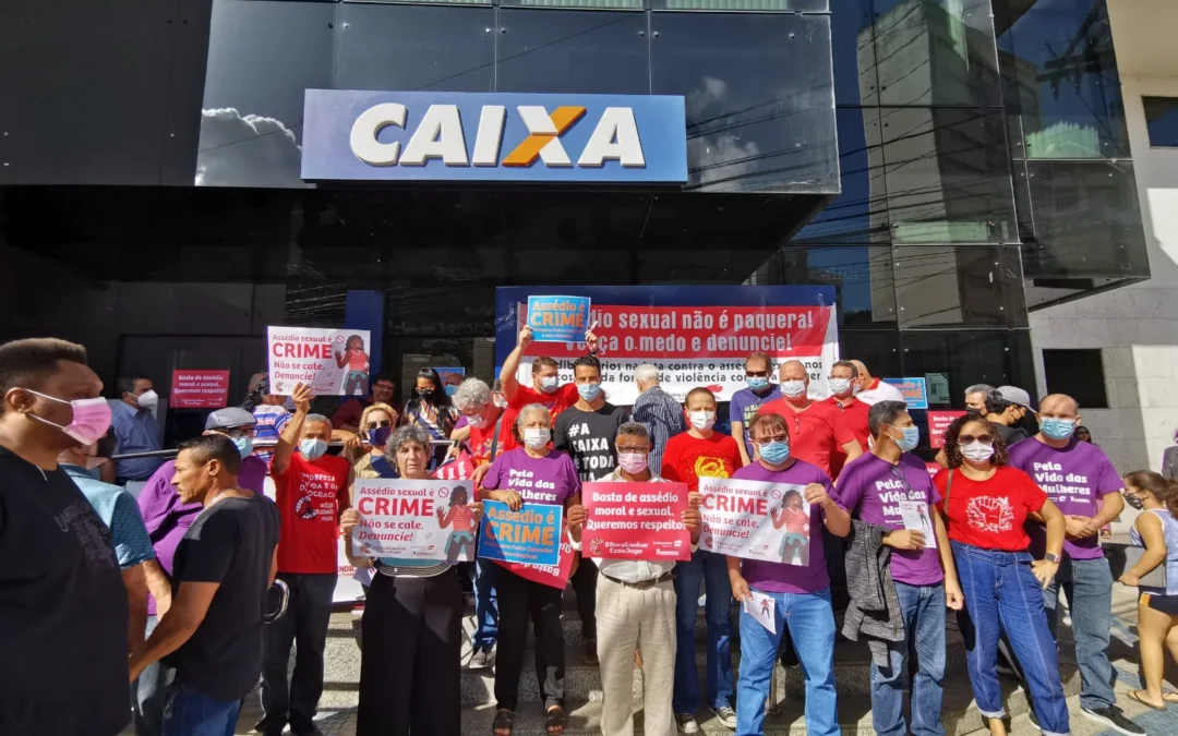 Bancários realizam dia de luta contra assédio
