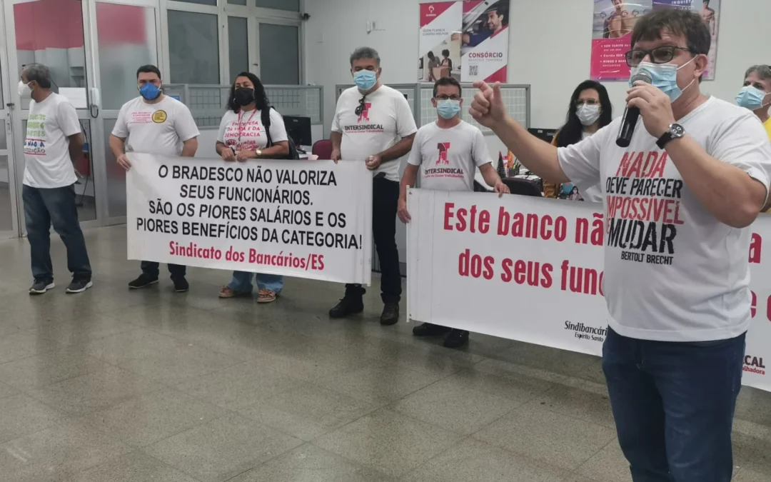 Ações sindicais no Bradesco denunciam demissões e más condições de trabalho