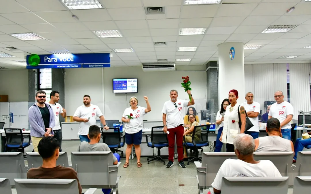 Caixa 163 anos: ato comemorou aniversário do banco
