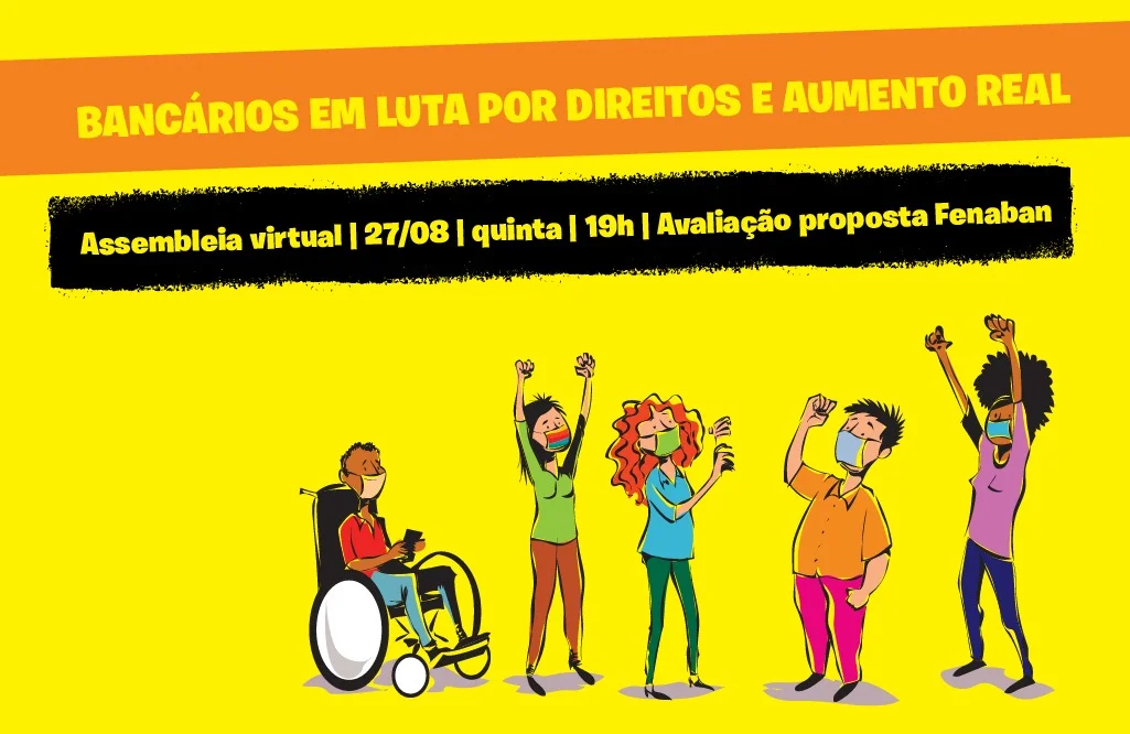 Participe da assembleia virtual para avaliação da proposta da Fenaban