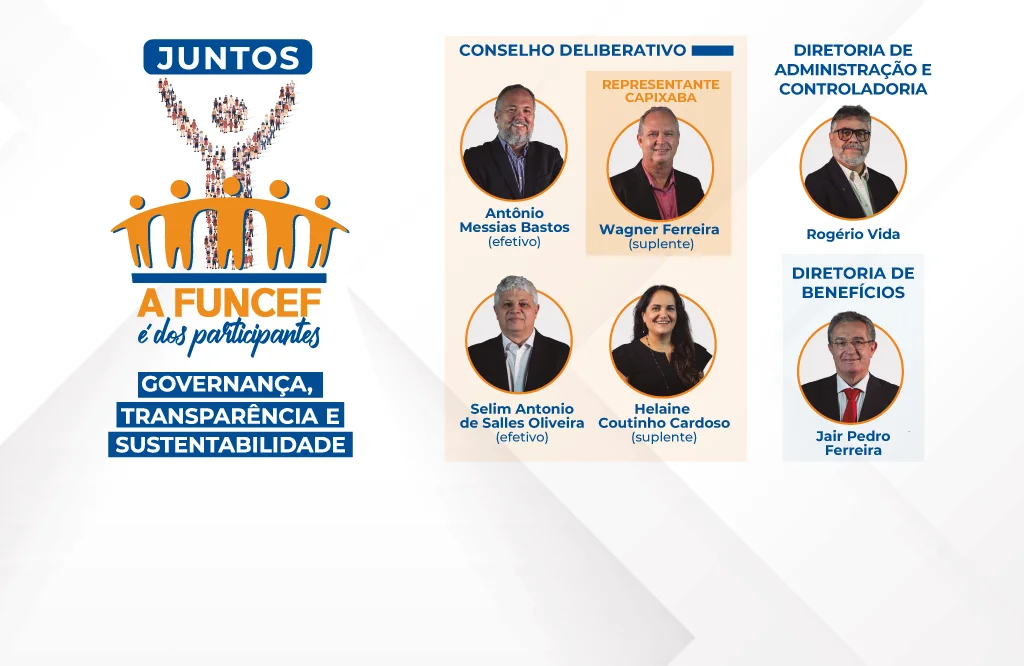 Segundo turno das eleições para a Funcef termina nesta segunda, 02. Vote Juntos!