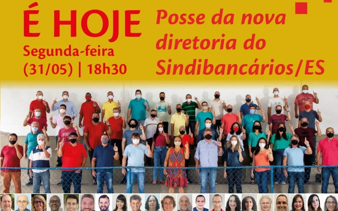 Acompanhe a posse da nova diretoria, a partir das 18h30