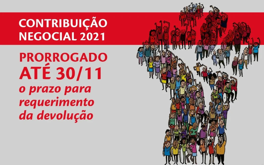 Prorrogado prazo para pedir devolução da contribuição negocial