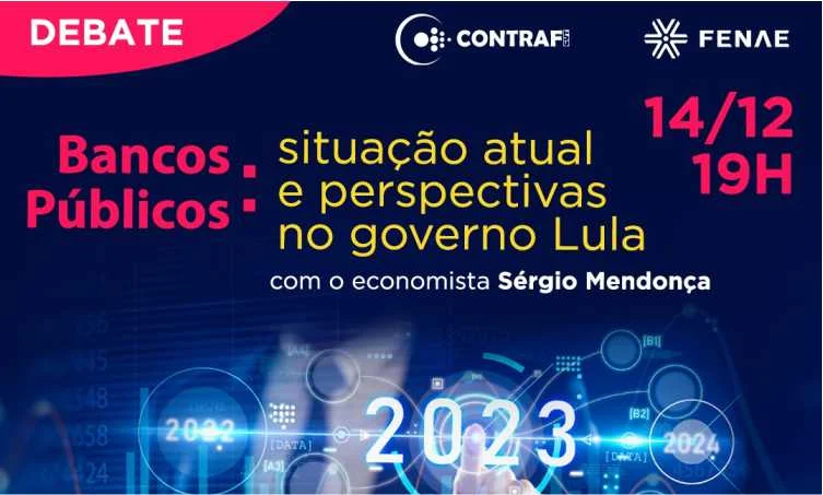 Bancos públicos são tema de debate on-line nesta quarta