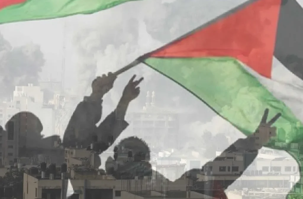 Entidades sociais, sindicatos e partidos fazem ato em solidariedade ao povo palestino nesta quarta (1)