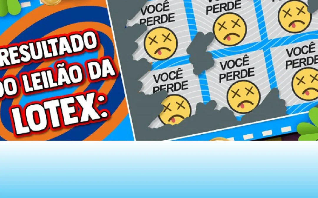 Leilão da Lotex suspenso novamente