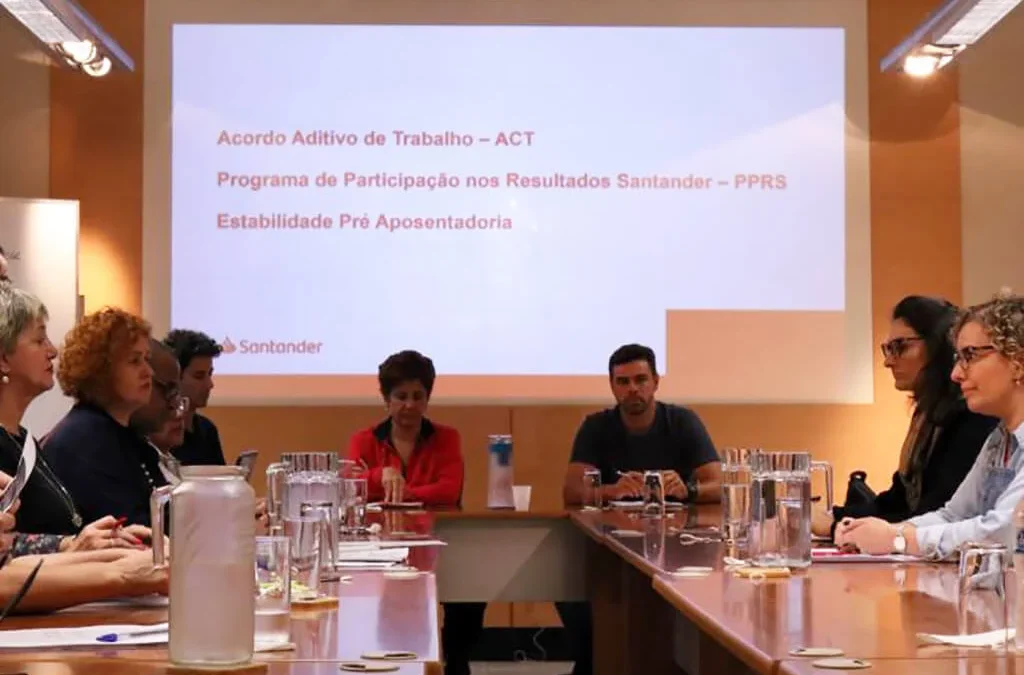 Santander joga duro no início das negociações do Acordo Aditivo