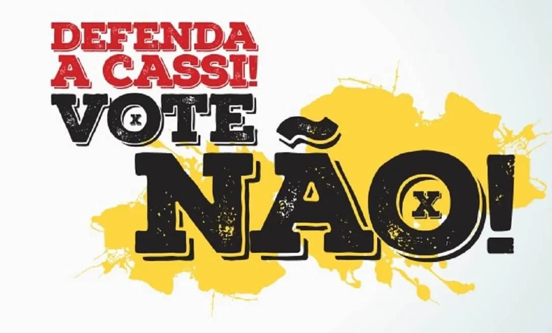 CASSI: votação começa nessa sexta, 17. Sindicato recomenda o não