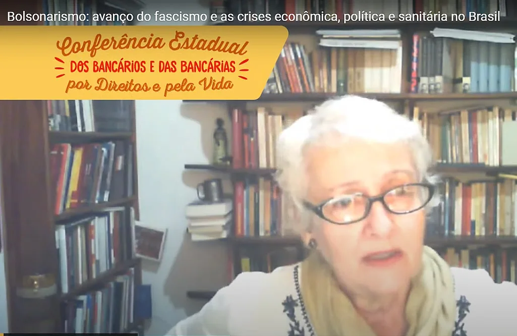Virgínia Fontes indica caminho da luta como resistência ao projeto fascista de Bolsonaro